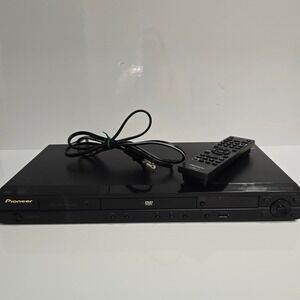 Pioneer DV-420V-K DVD Player Black HDMI 1080p Upscaling Remote HDMI USB DivX